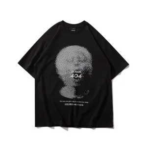 Summer Men'S And Women'S T-Shirts High Street Super Large Size Tide Loose Large Size Couple Short Sleeves