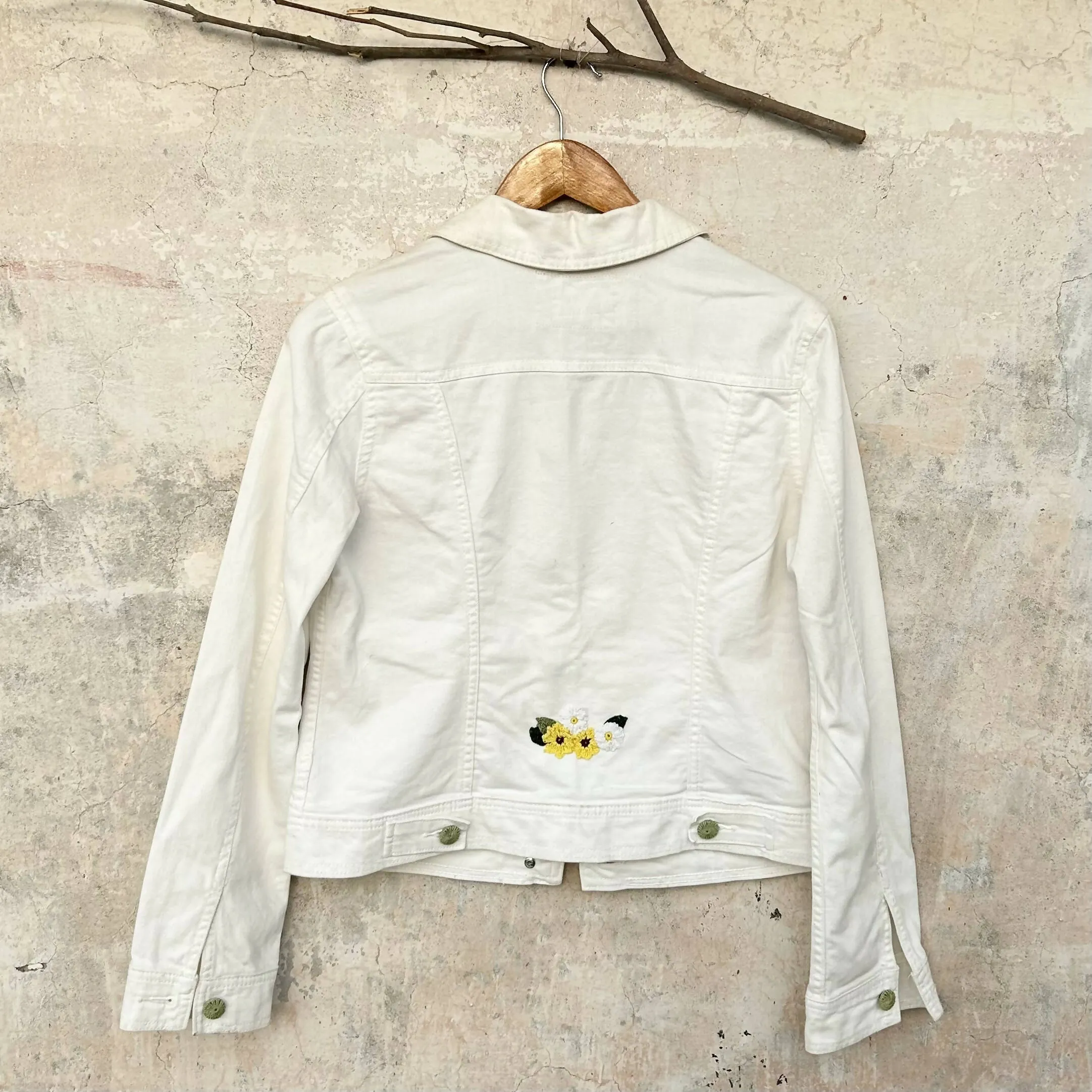 Sunflowers Denim Jacket