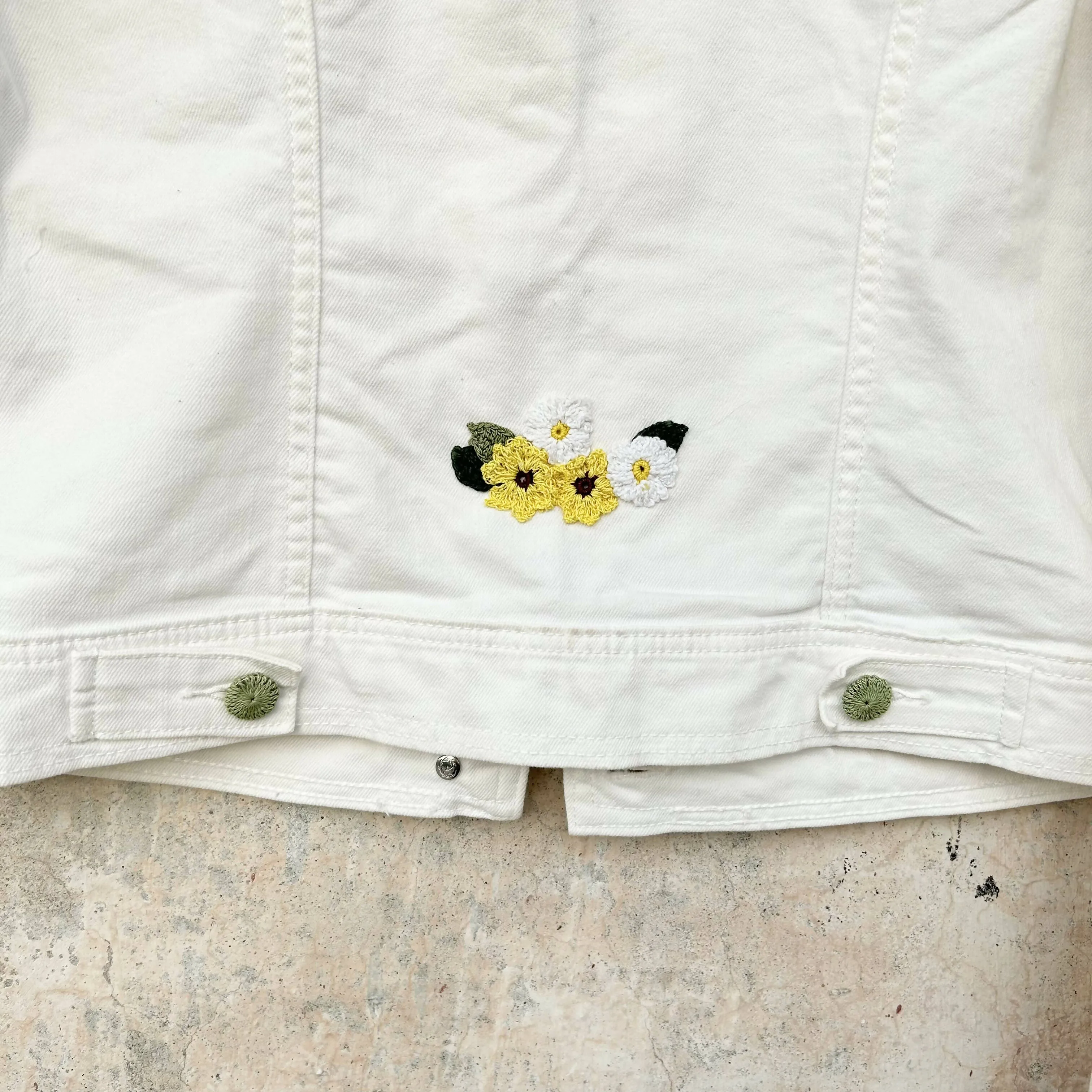 Sunflowers Denim Jacket