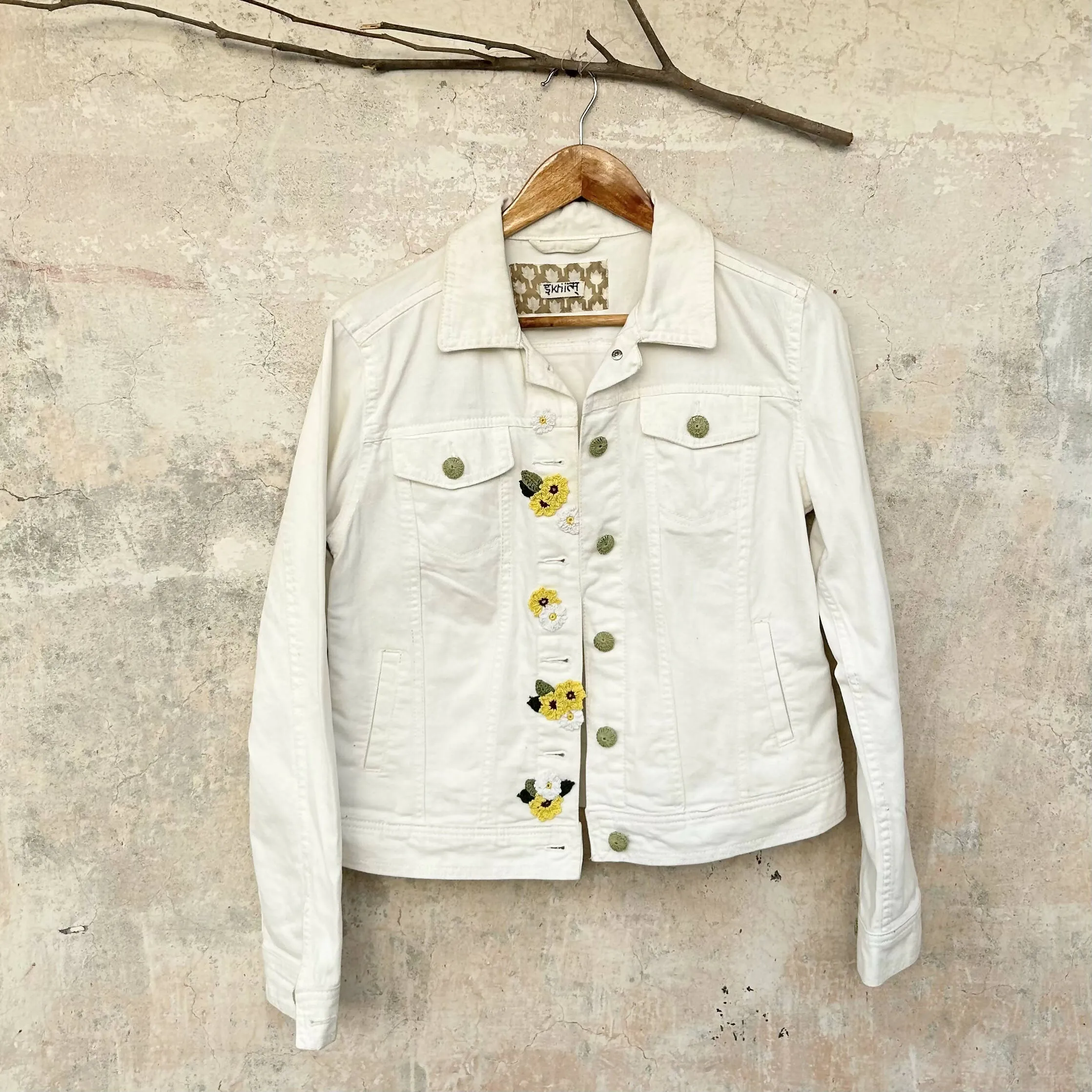 Sunflowers Denim Jacket