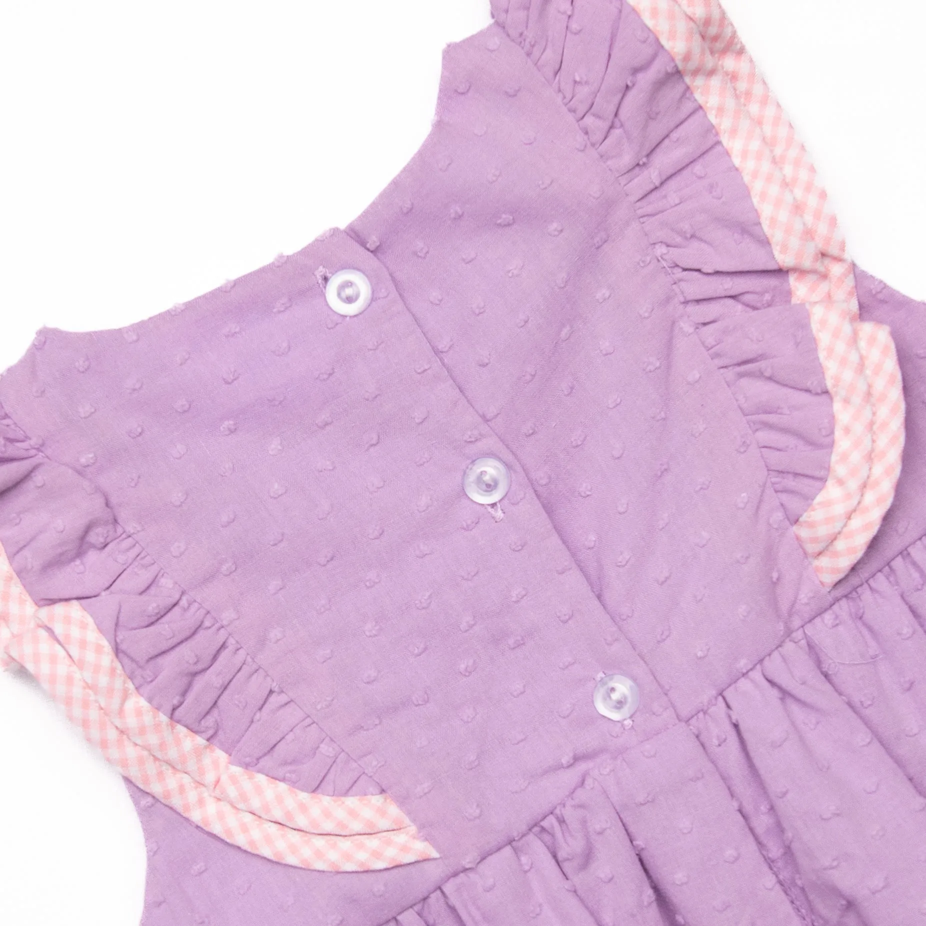 Swiss Dot Sweetie Dress, Purple
