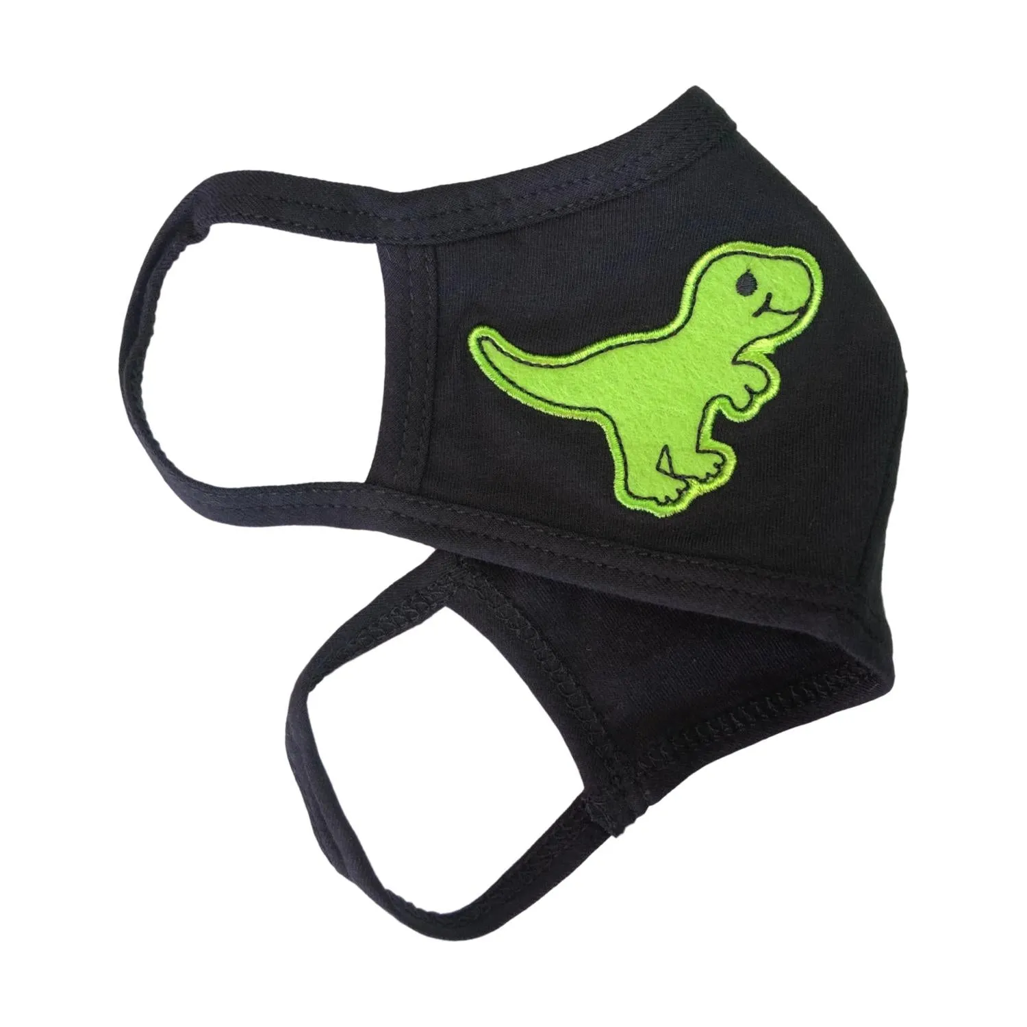 T-Rex Face Mask, Cotton, 2 layers, Washable, Reusable Mask, Youth Size