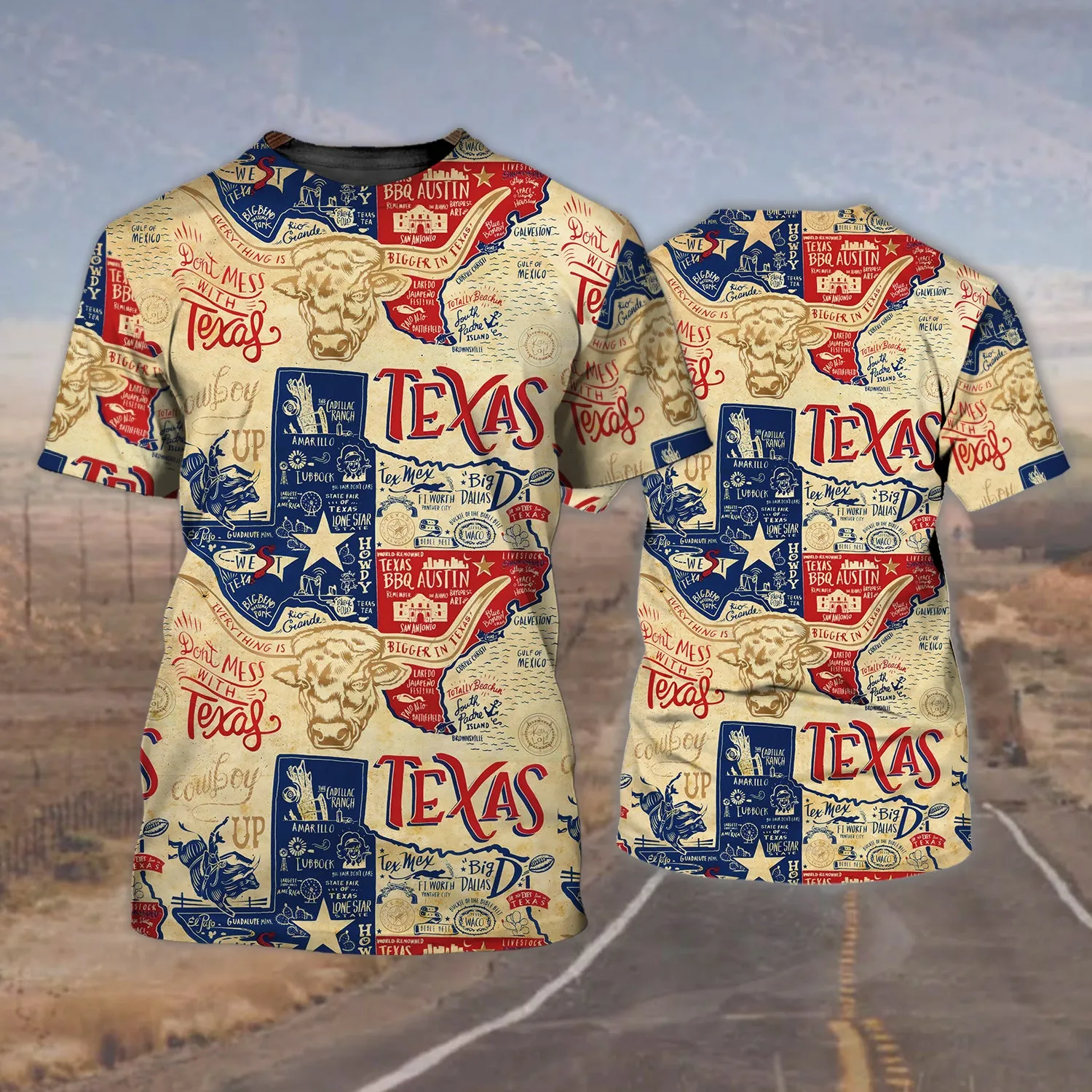 Texas - 3D Full Print - L04