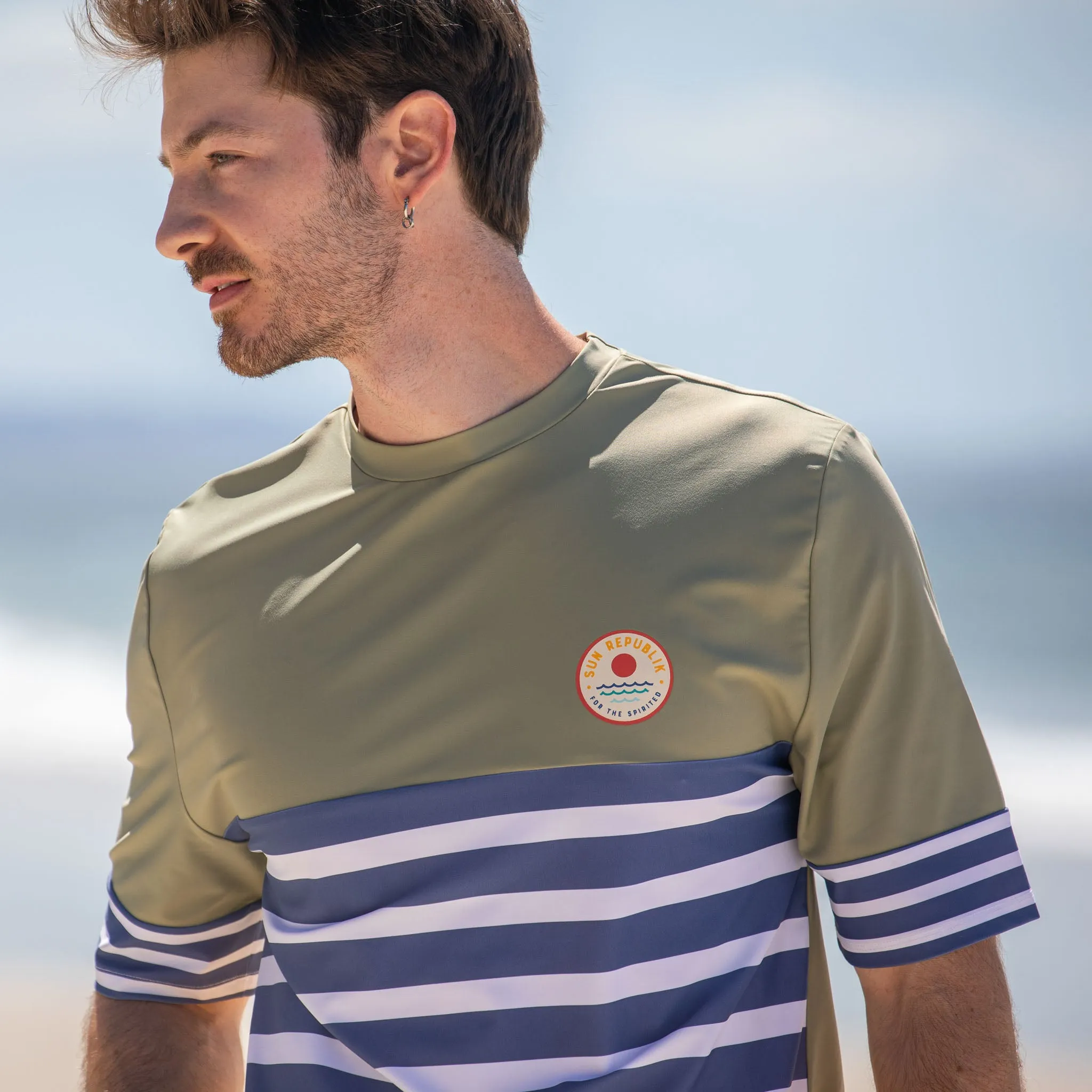 THE SUN SEEKER RASHIE | SHORT SLEEVE |  GREEN