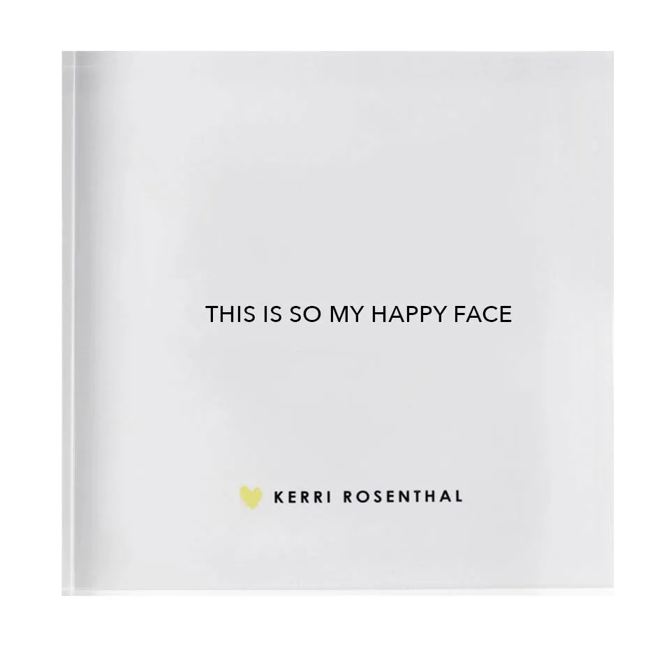 This Is So My Happy Face Block of Love