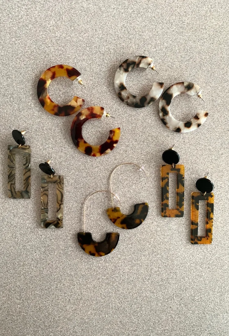 Tortoise Earring Collection