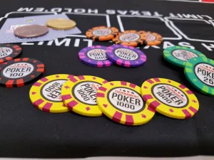 Tournament Poker 500pce 14g Poker Chip Set w/ Case