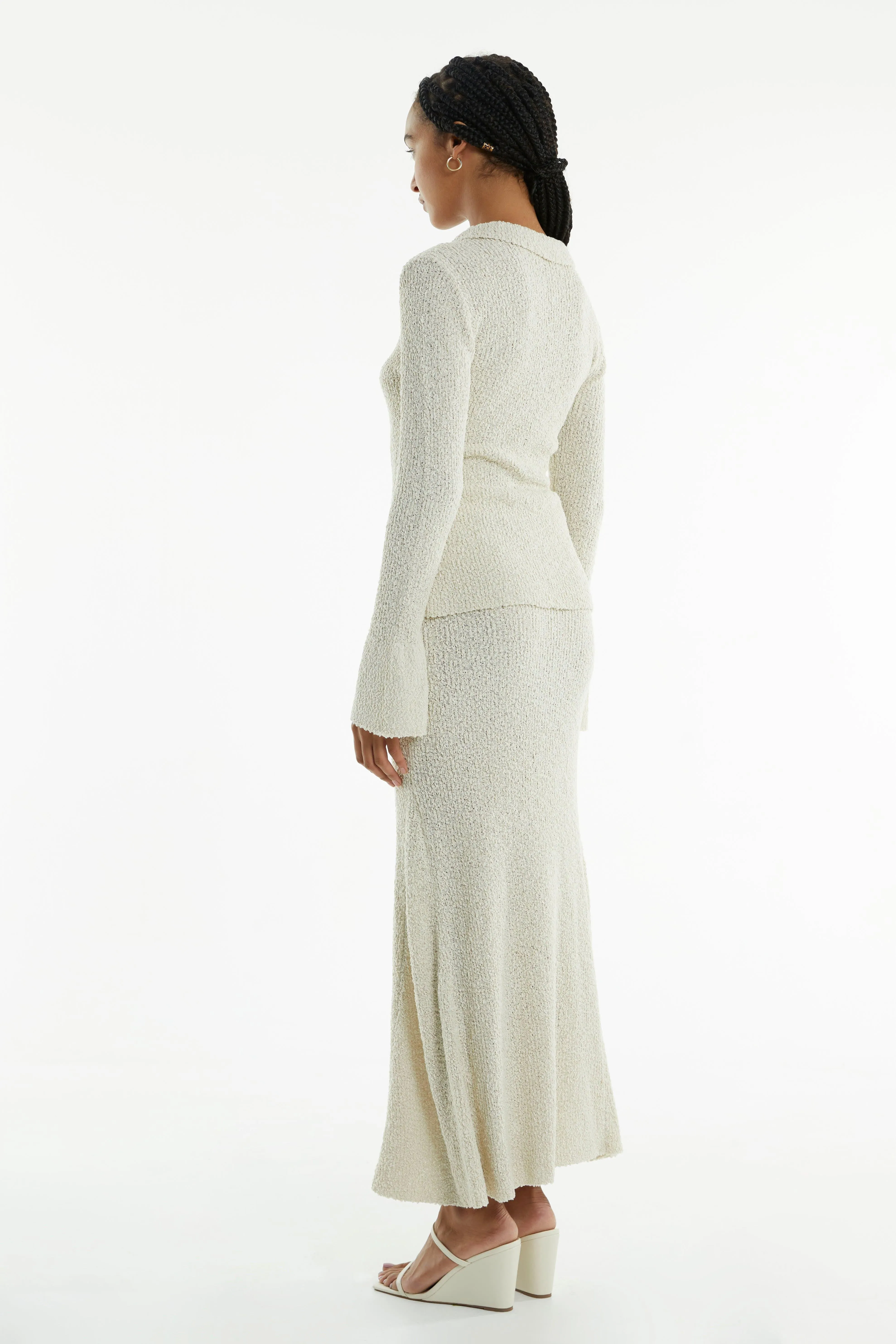 UNBOUND KNIT FLARE SKIRT | SHELL