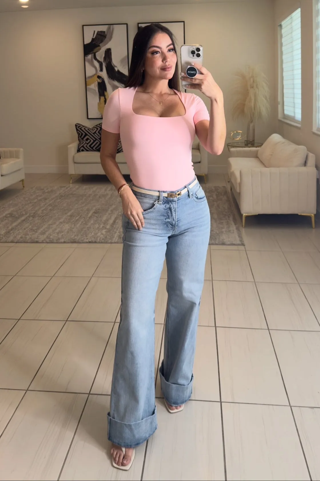 Vintage Indigo Light Denim Pants