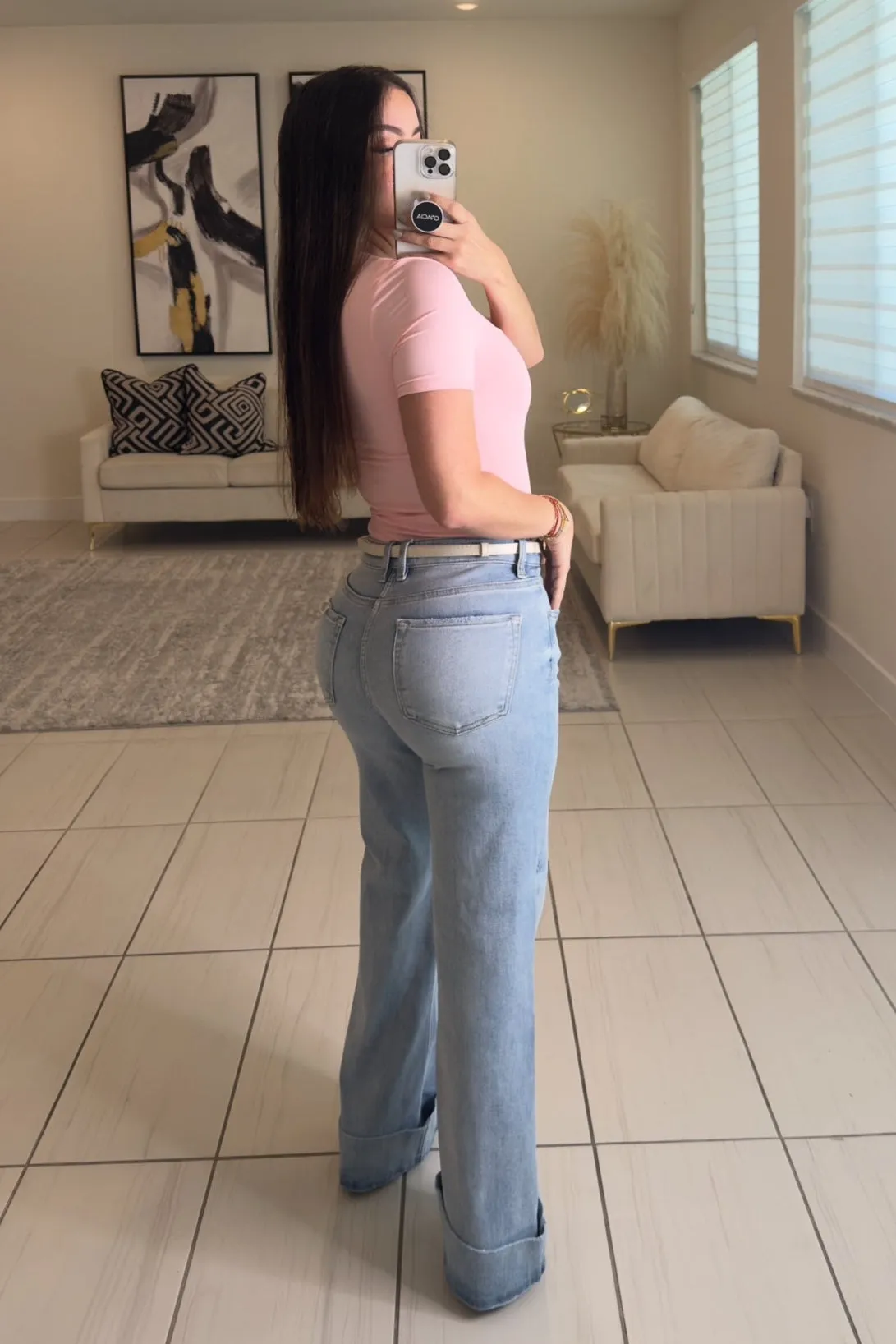 Vintage Indigo Light Denim Pants