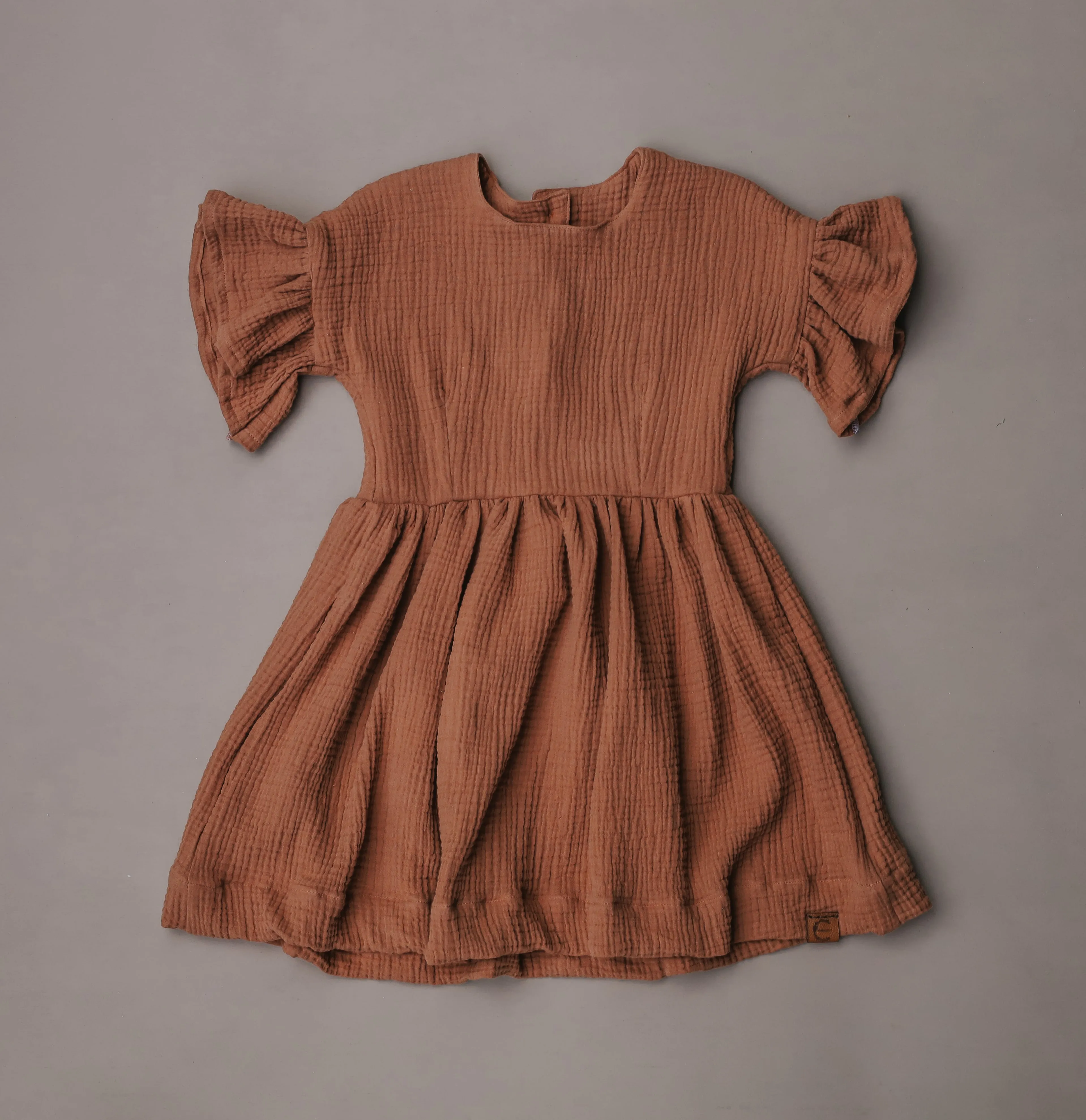 Walnut Gauze Dress