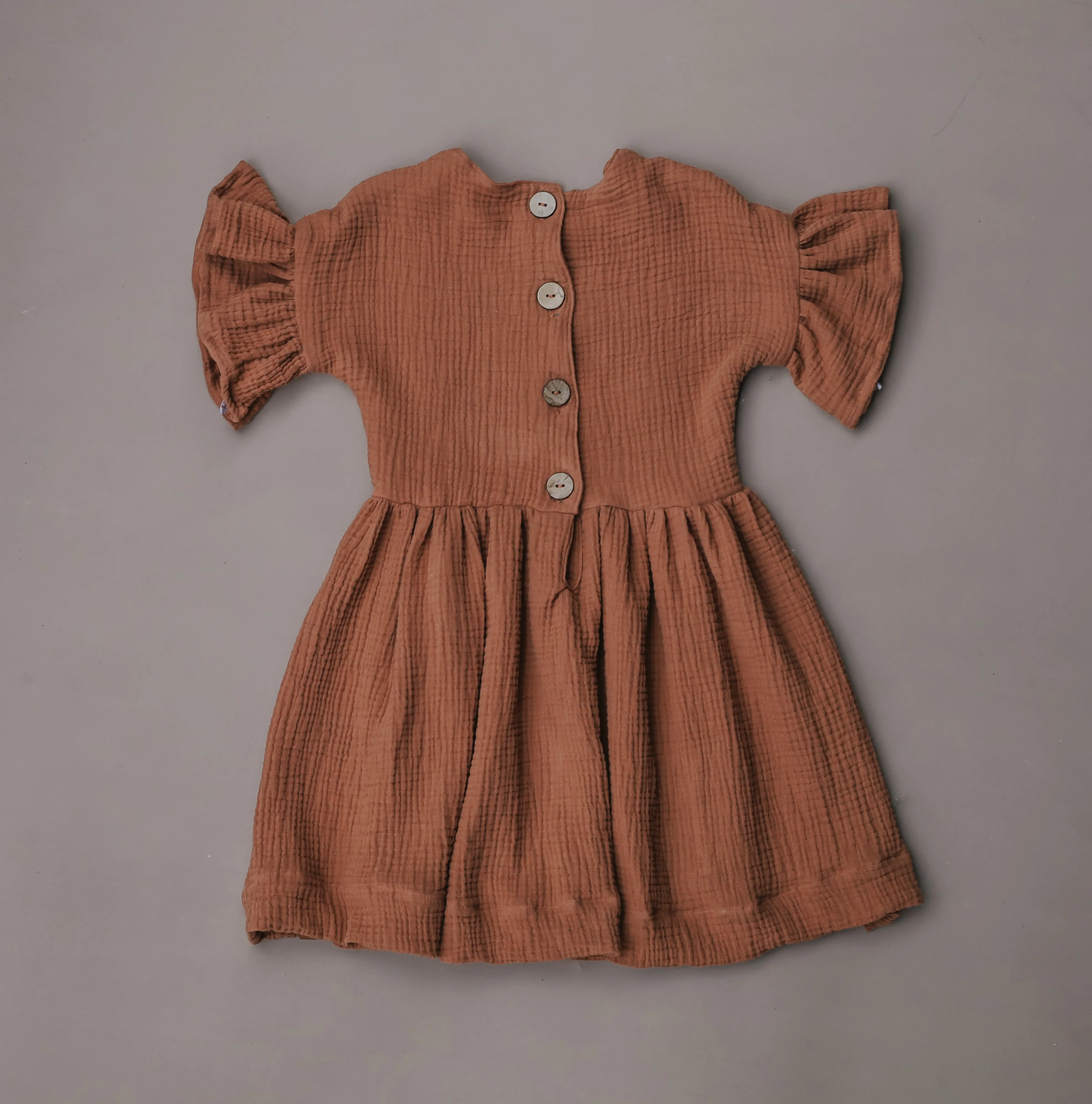 Walnut Gauze Dress