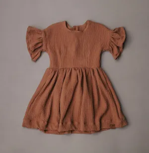 Walnut Gauze Dress