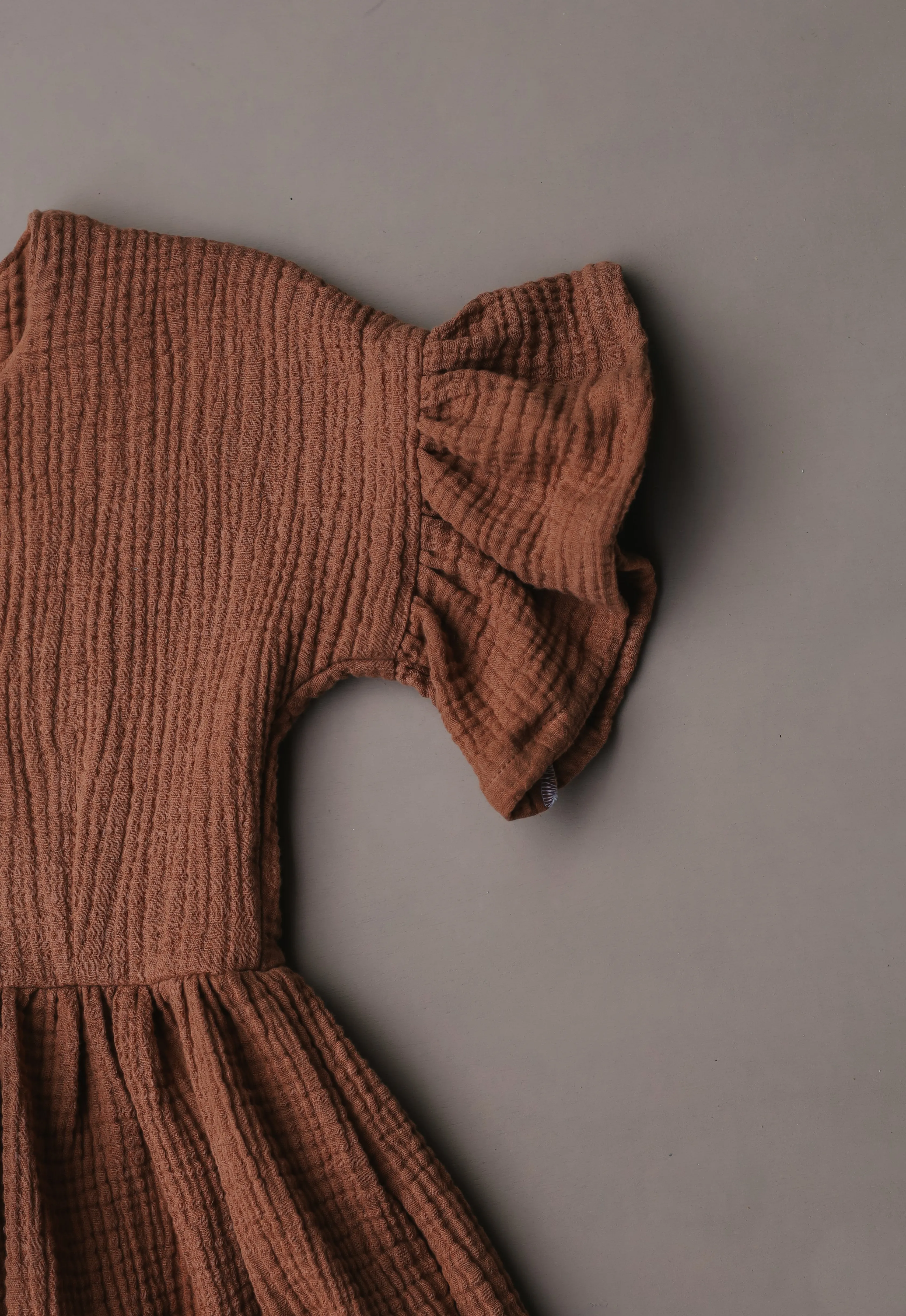 Walnut Gauze Dress
