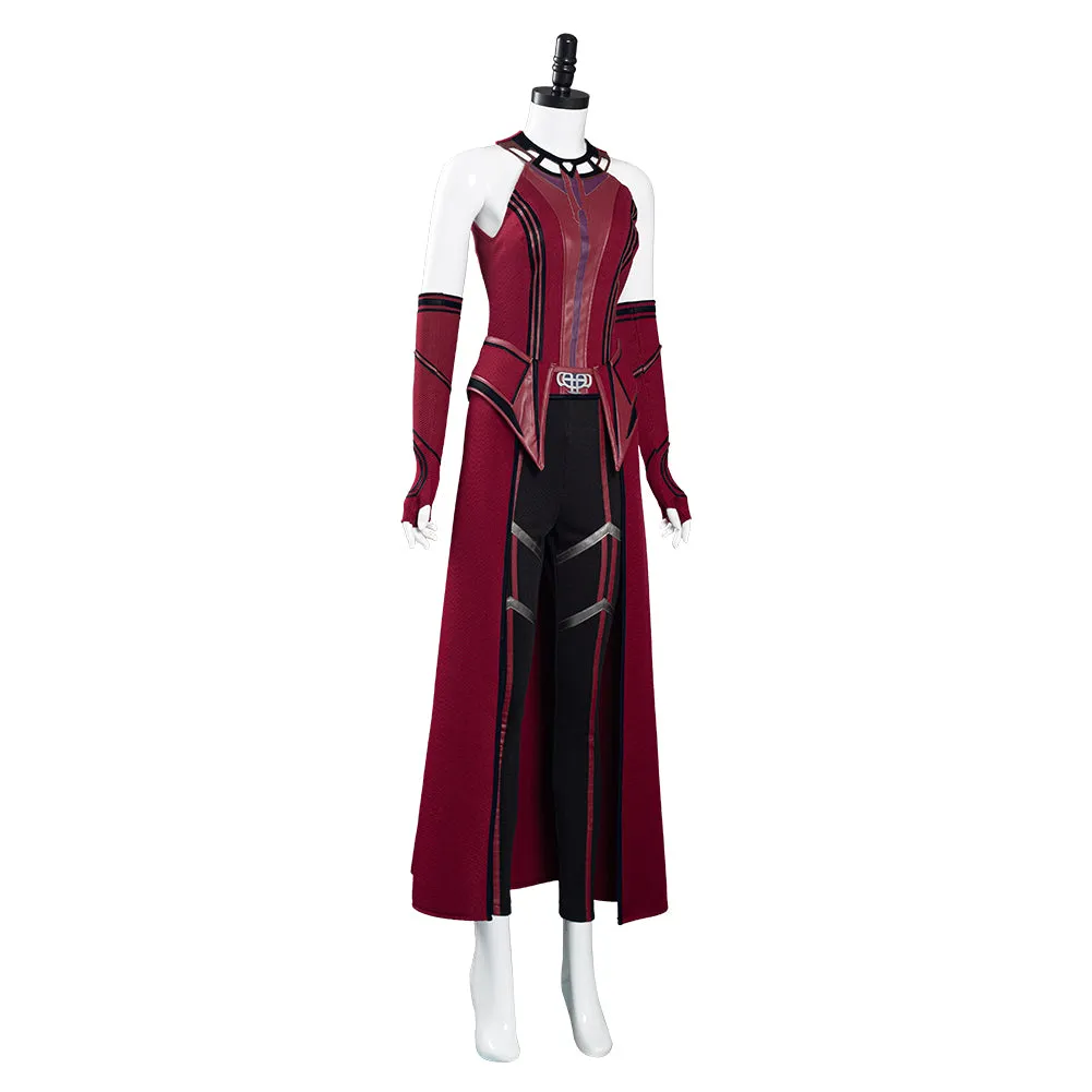 Wandavision Halloween Carnival Suit Scarlet Witch Cosplay Costume Outfits