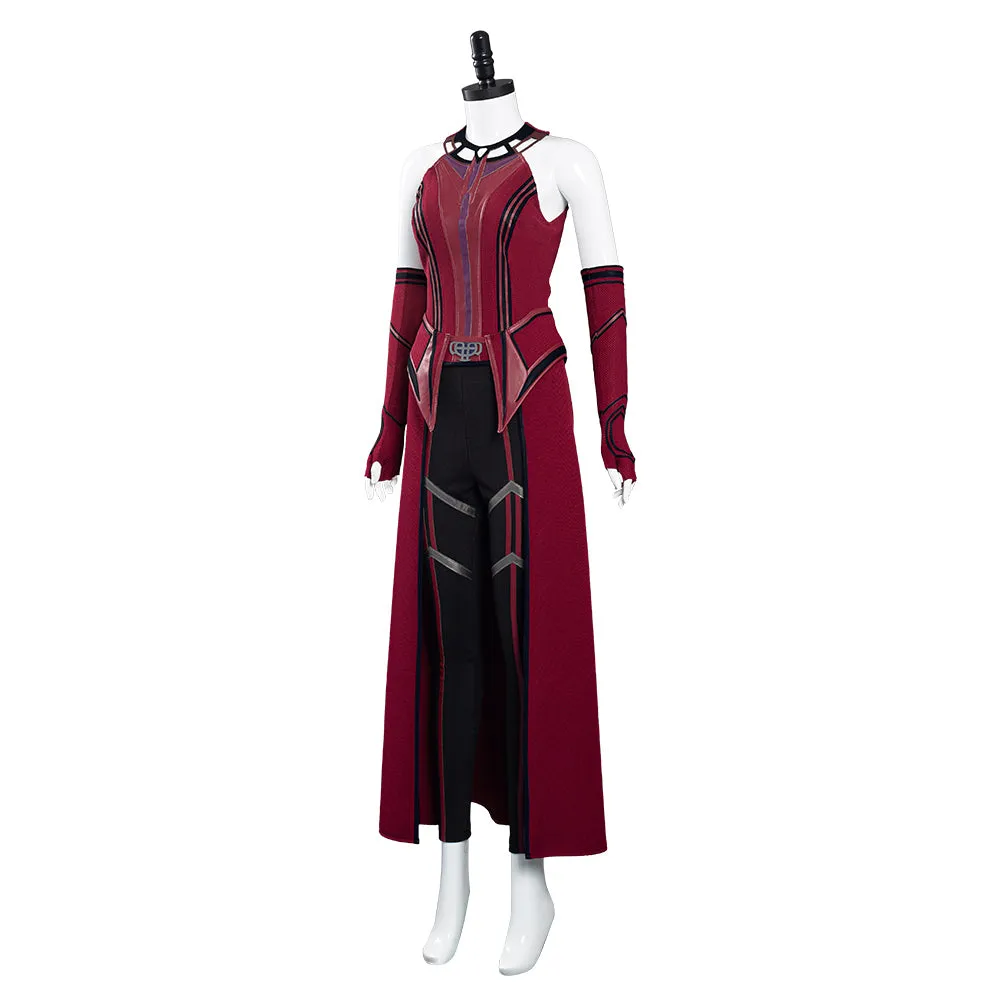 Wandavision Halloween Carnival Suit Scarlet Witch Cosplay Costume Outfits