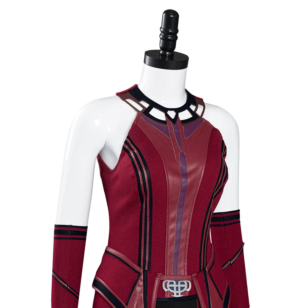Wandavision Halloween Carnival Suit Scarlet Witch Cosplay Costume Outfits