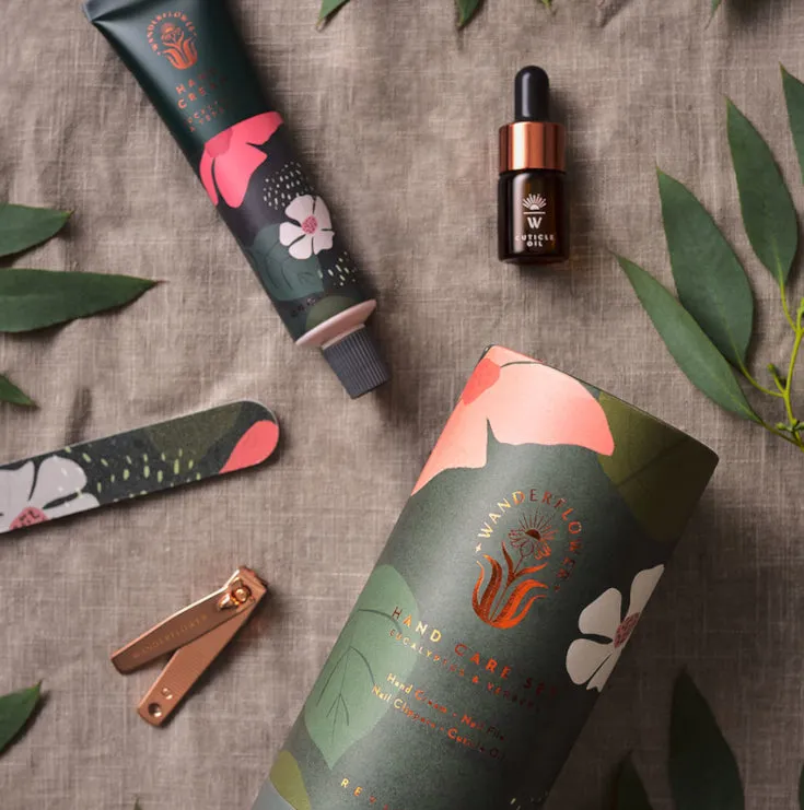 Wanderflower Travel Hand Care Kit