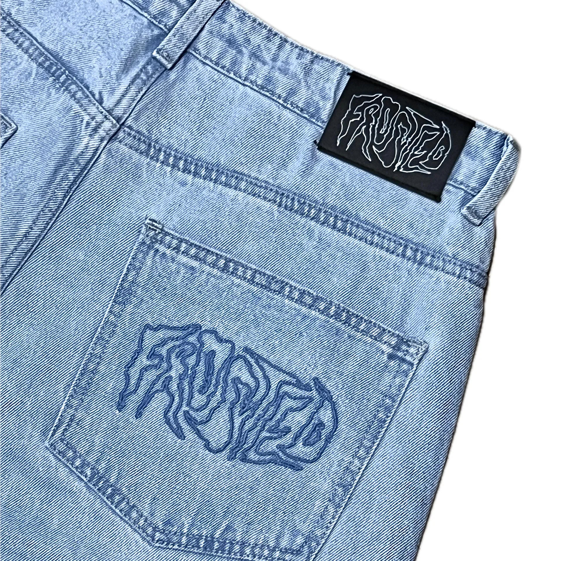 Wavy Pants Light Blue