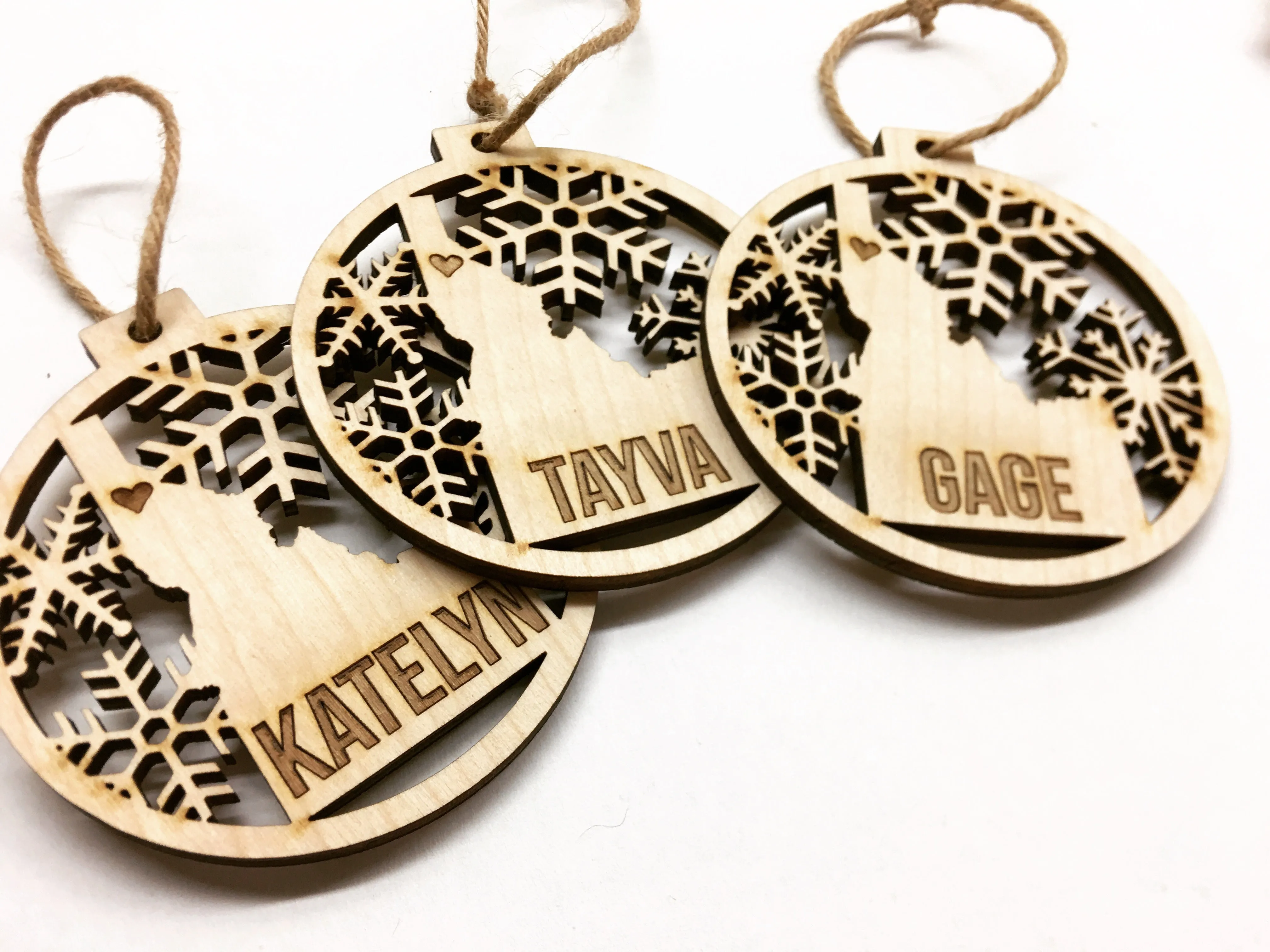 Wholesale Sets - Idaho Snowflake Christmas Ornament