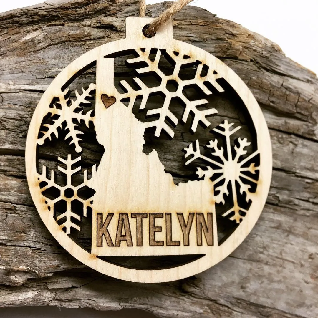 Wholesale Sets - Idaho Snowflake Christmas Ornament