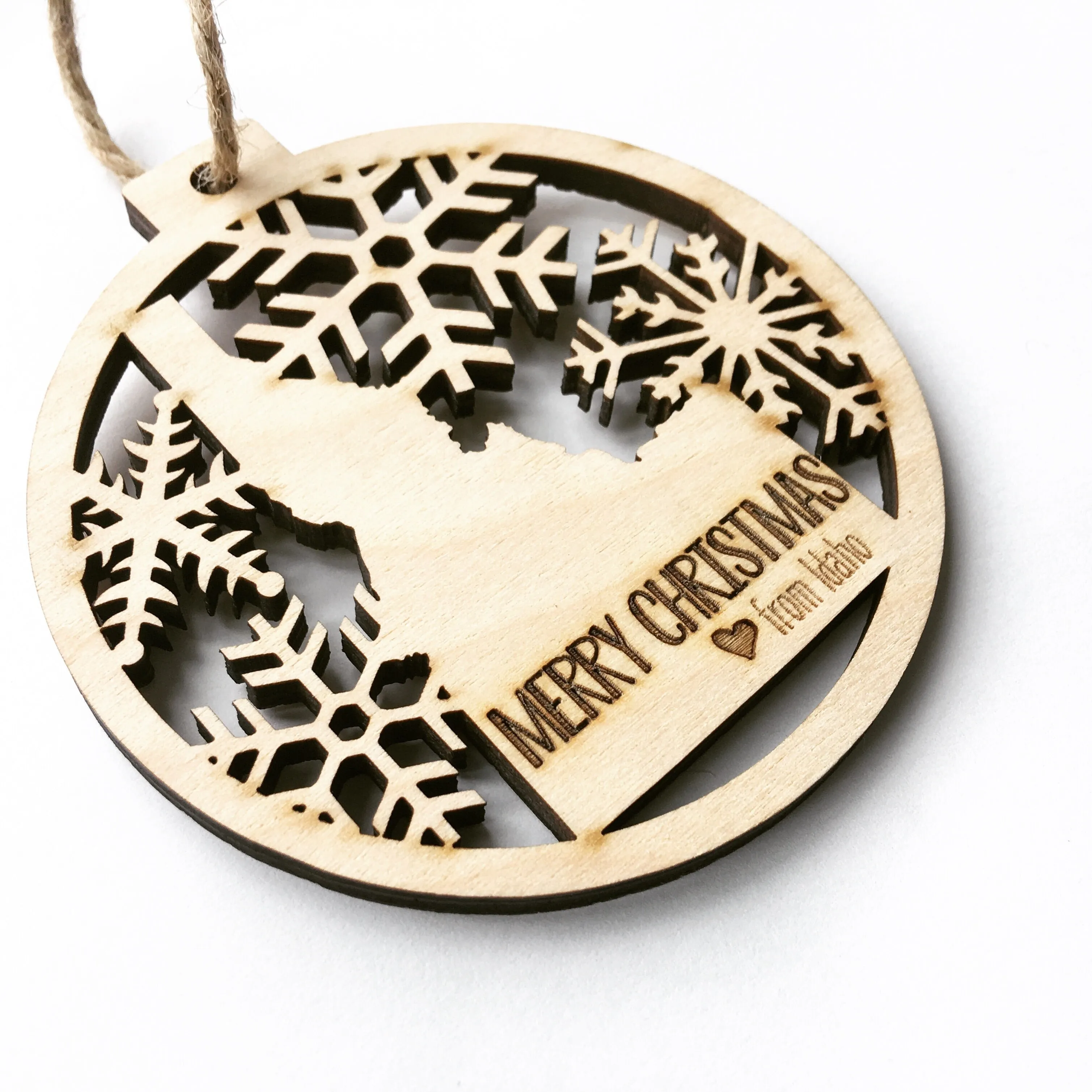 Wholesale Sets - Idaho Snowflake Christmas Ornament