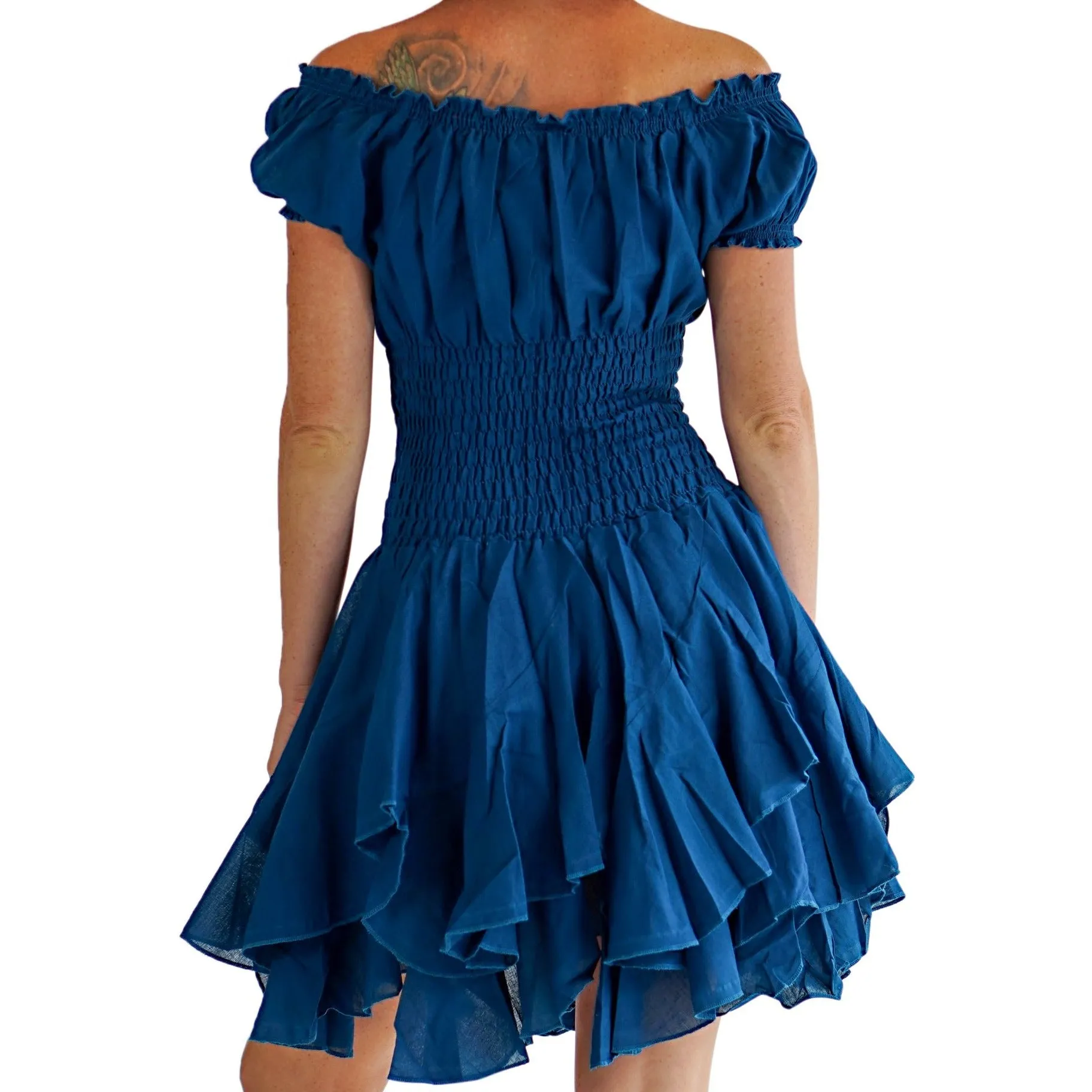 'Willow' Renaissance Dress - Teal