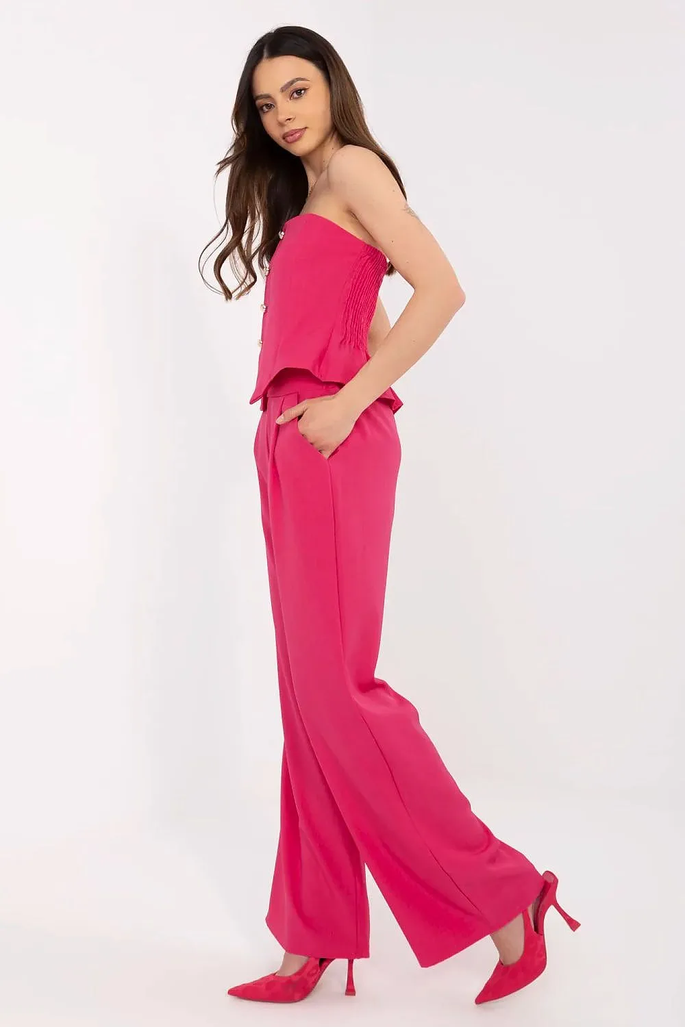 Women Spanish neck stylish pant set