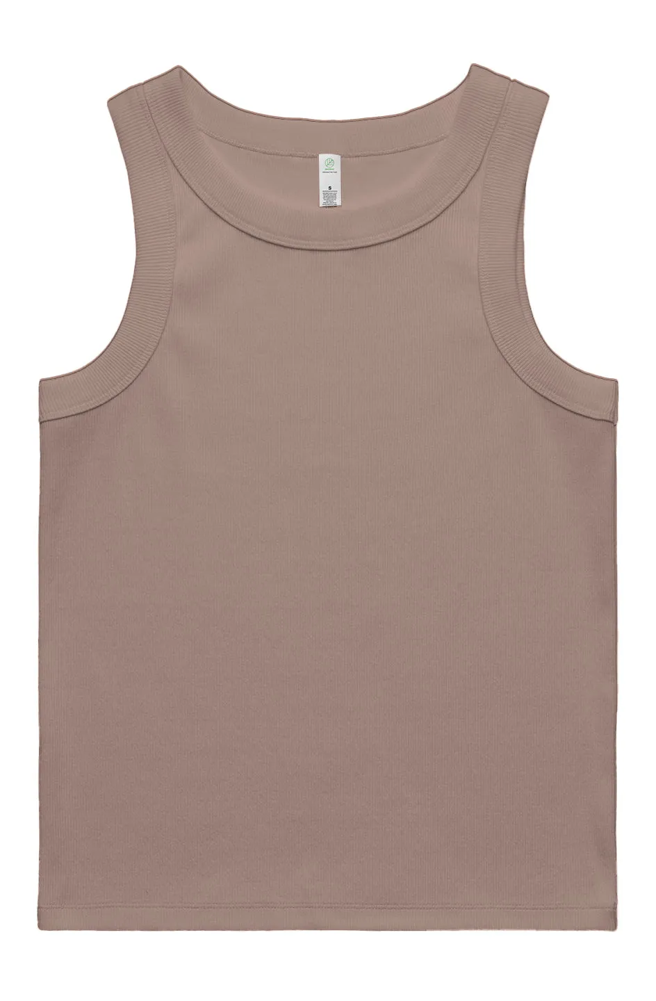 Women's Hazy Pink Organic Rib Tank