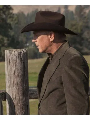 Yellowstone John Dutton Brown Corduroy Blazer
